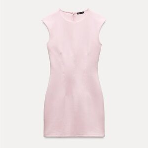 Brand New Zara Interlock Pink Dress